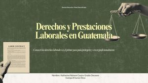 Derechos Y Prestaciones Laborales Guate