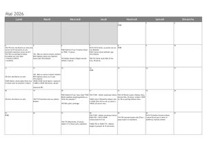Programme centre social La Zert'Ailes (Septembre-décembre 2026)