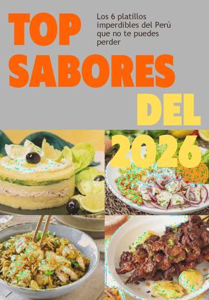 Platillos Top Del Peru 6 2do Año