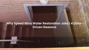 Why Speed Wins Water Restoration Jobs | 4 Data-Driven Reasons