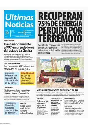 2026 08 10 Diario Ultimas Noticias Ve