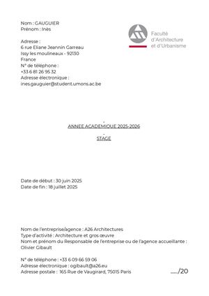 Rapport De Stage GAUGUIER I.
