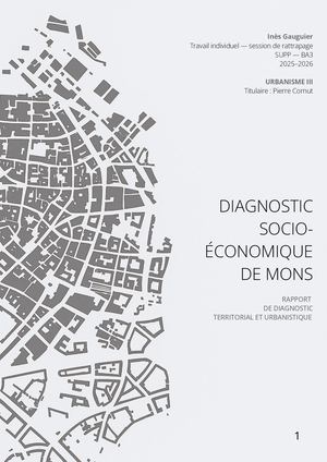Rapport De Stage Urbanisme