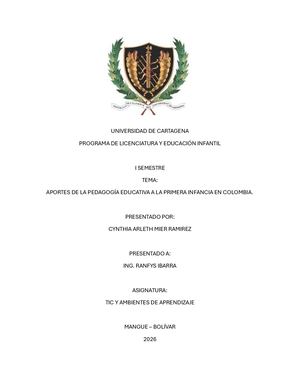 Aportes De La Pedagogía