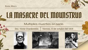 Presentacion Periodico Vintage Floral Beige