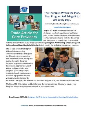 Neurocog Program Aid Blog Post Trade Article