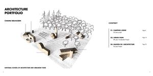 Portfolio Architecture Chaima Belhassen Pass