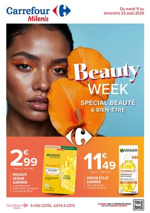CATALOGUE CARREFOUR MILENIS  BEAUTY WEEK AOUT 2026