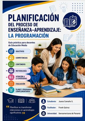 Planificación  del proceso de enseñanza-aprendizaje: la programación