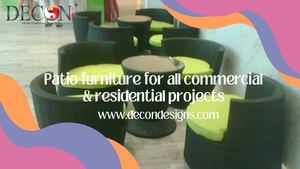 Patio Furniture For All Commercial & Residential Projects