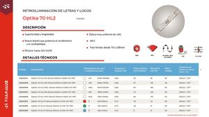 Optika 70 Módulos LED