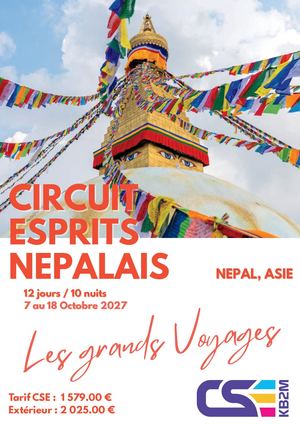 Circuit Esprits Nepalais 7 Au 18 Octobre 2027
