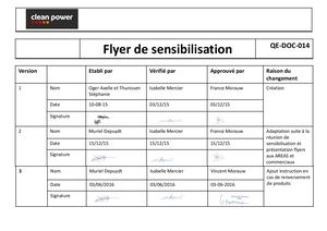 Flyer De Sensibilisation