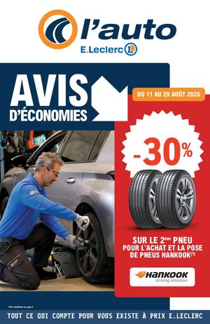Avis d'économies - Centre Auto