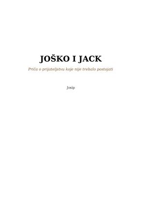 Josko I Jack