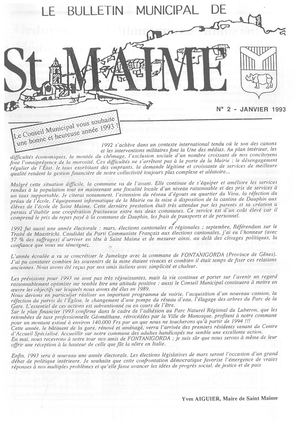 Bulletin Municipal 02 1993 01 Pge à Pge