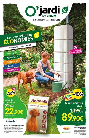 C'est la Rentrée Des Economies chez O'jardi By 3mmm du 02 septembre au 10 octobre 2026