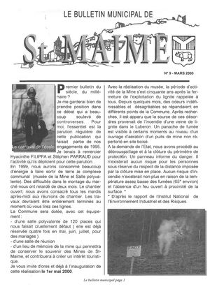 Bulletin Municipal 09 2000 03 Pge à Pge