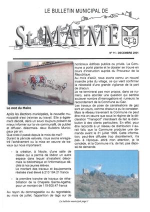 Bulletin Municipal 11 2001 12 Pge à Pge