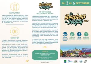Programme Bouchons de Joigny 2026