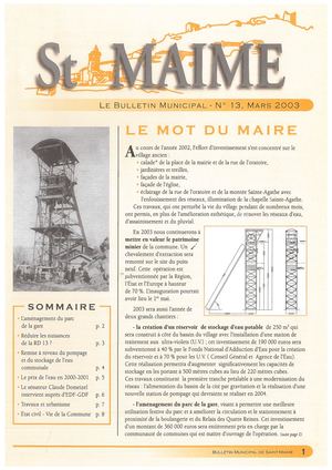 Bulletin Municipal 13 2003 03 Pge à Pge