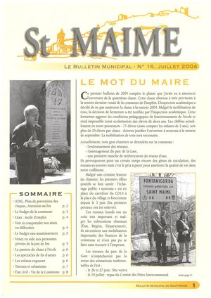 Bulletin Municipal 15 2004 07 Pge à Pge