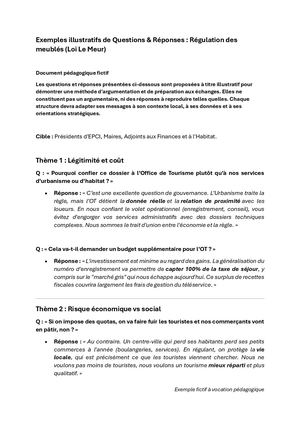 Exemple Q&a Loi Le Meure