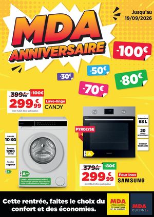 Prospectus MDA Anniversaire