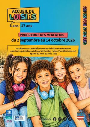 BRASSENS PROGRAMME MERCREDIS SEPT OCT 2026