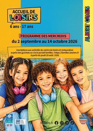 CAMUS PROGRAMME MERCREDIS SEPT OCT 2026