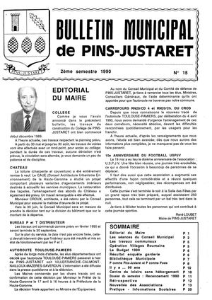 Bulletin Municipal de Pins-Justaret N° 15
