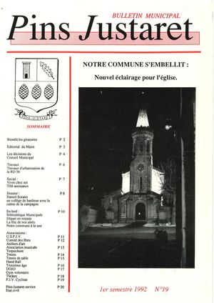 Bulletin Municipal de Pins-Justaret N° 19