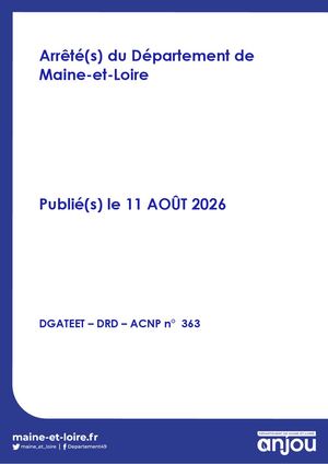 11 Août 2026 Arrete Acnp 363