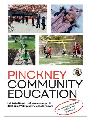 Pinckney Community Education 2026