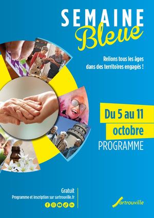 Programme Semaine Bleue 2026 Sartrouville