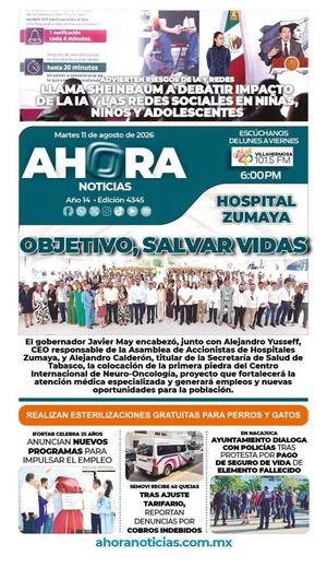 MARTES 11 DE AGOSTO DE 2026