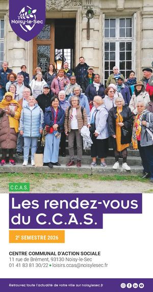 Brochure Sorties du CCAS - 2ème semestre 2026
