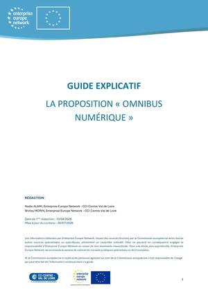 Digital Omnibus Synthèse Cci Centre Val De Loire Août 2026