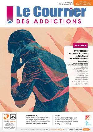 Courrier des Addictions – N° 1 2026