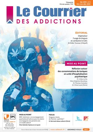Courrier des Addictions – N° 4 2024