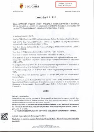 Fichier Parution Des Arrêtés N° 26 464 à 26 478