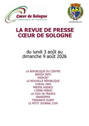 Revue Presse Coeurde Sologne S32