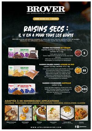 Gamme Raisins BROVER
