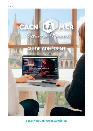 Guide Adhérent 2027 OT Caen la mer