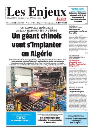 LES ENJEUX ECO N°961