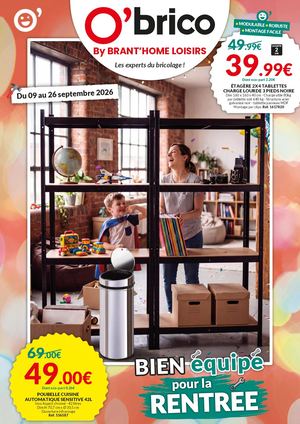 O'brico By Brant'home Special Rentrée septembre 2026