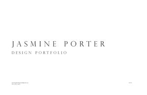 Jasmine Porter Int Portfolio 2026