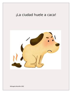 La Ciudad Huele A Cac1 Copia Docx Milangela Montilla 1002 Jt