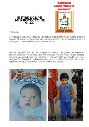 Mi proyecto de vida Samuel