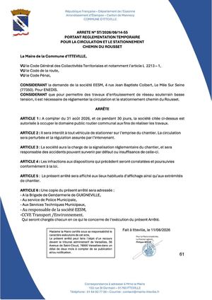 Arrêté St 2026 08 14 55 Eesm Chemin Du Rousset